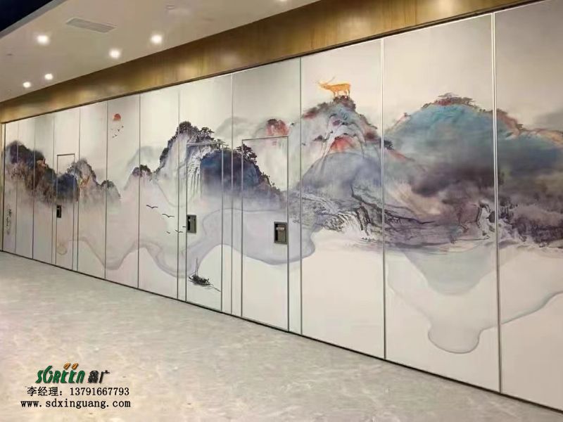 濰坊酒樓活動(dòng)隔斷 75硬包隔斷 濰坊活動(dòng)酒店隔斷廠家