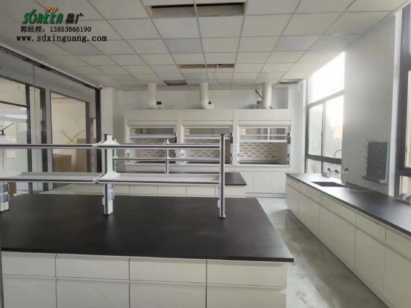 濰坊鑫廣實驗室鋁玻試劑架 邊臺 中央臺試劑架 燒杯架